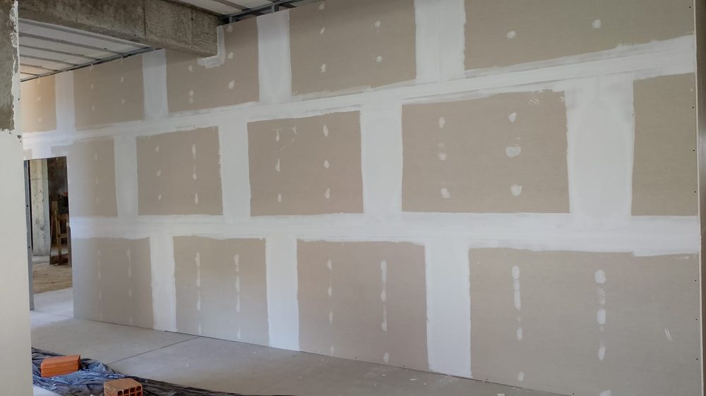 Divisória em drywall instalada pela Maretti